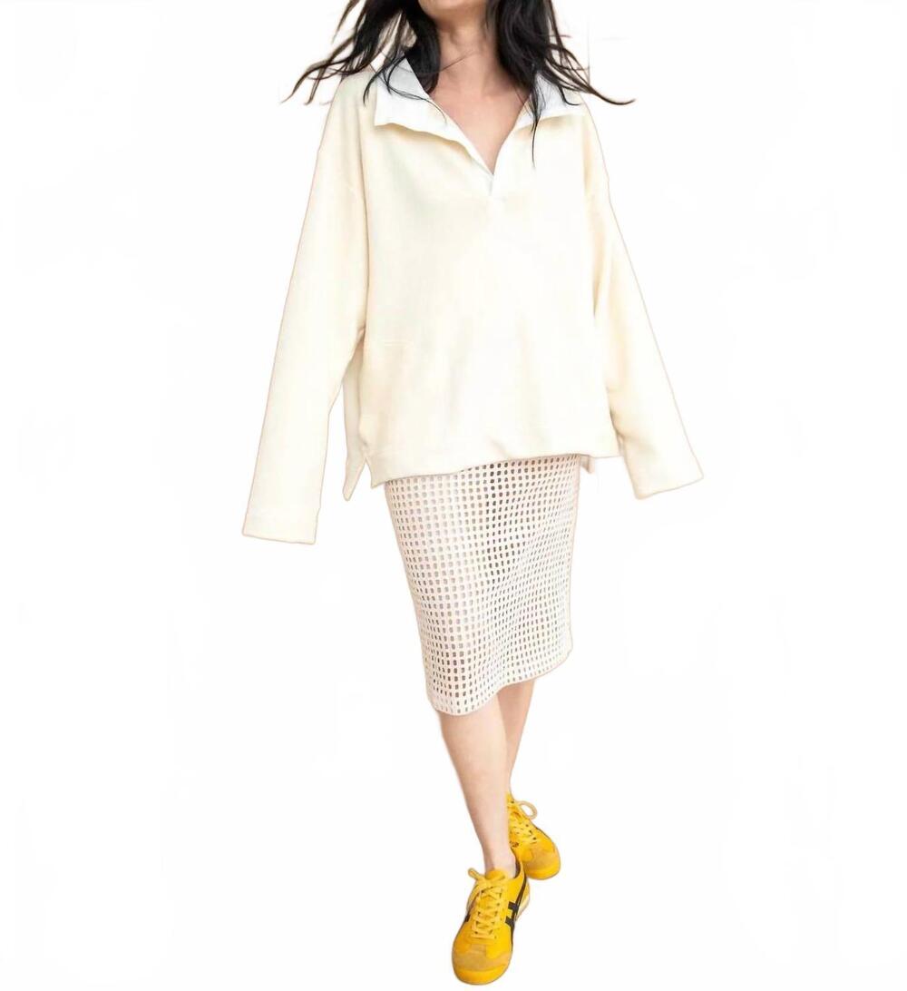 NEW LWN digi skirt in ecru